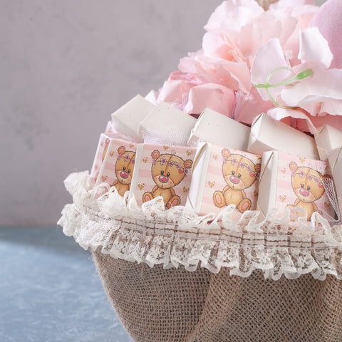 Peluş Ayıcıklı Yeni Doğan Çikolata