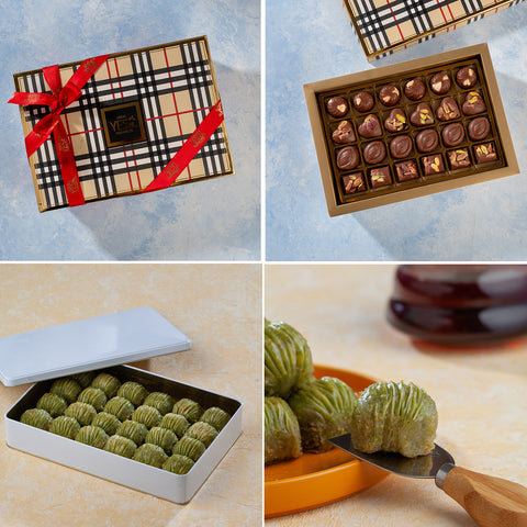 Butik Çikolata & Yeşil Boz Baklava