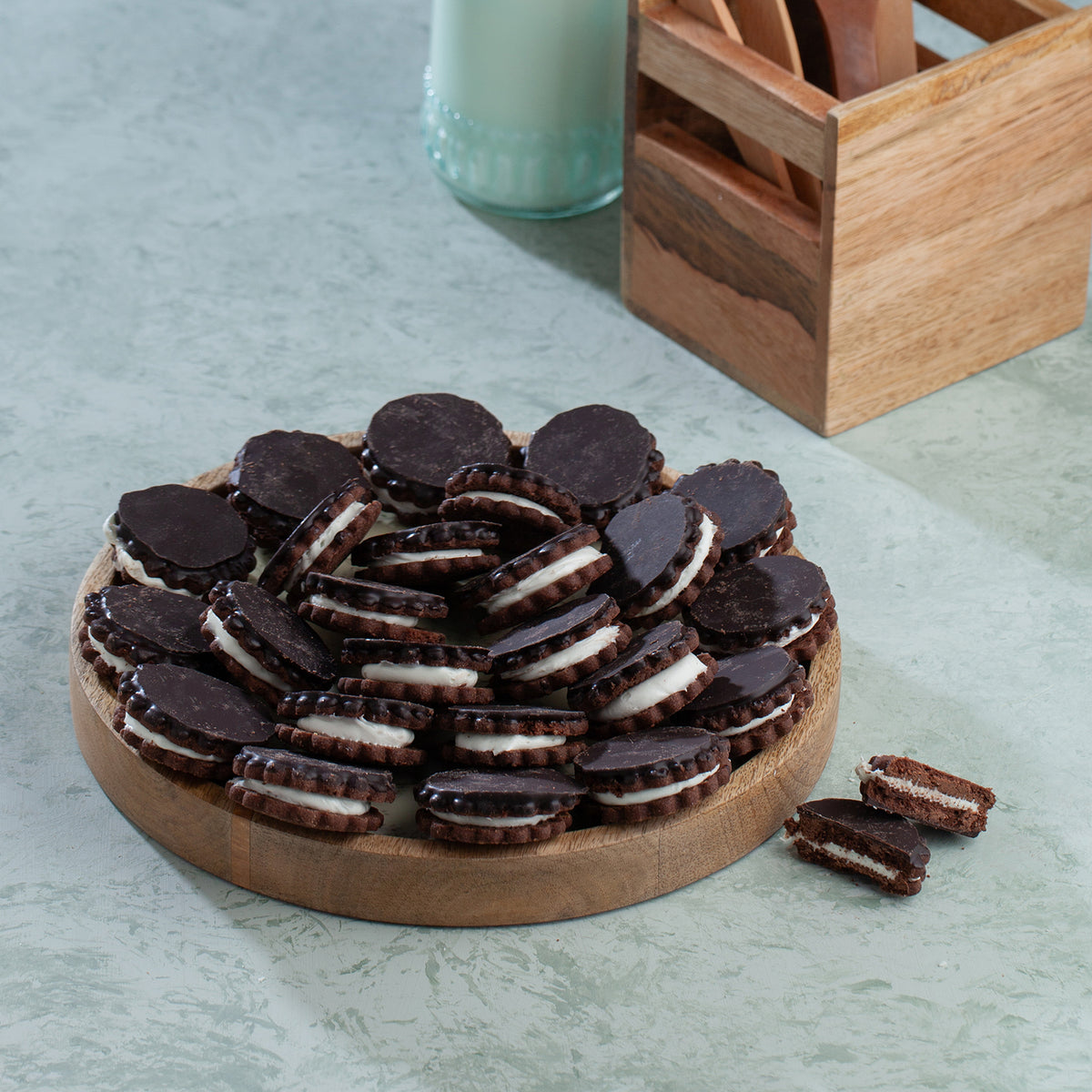 Marshmallow Dolgulu Halley — Doğal Yeşil Fırın & Pasta